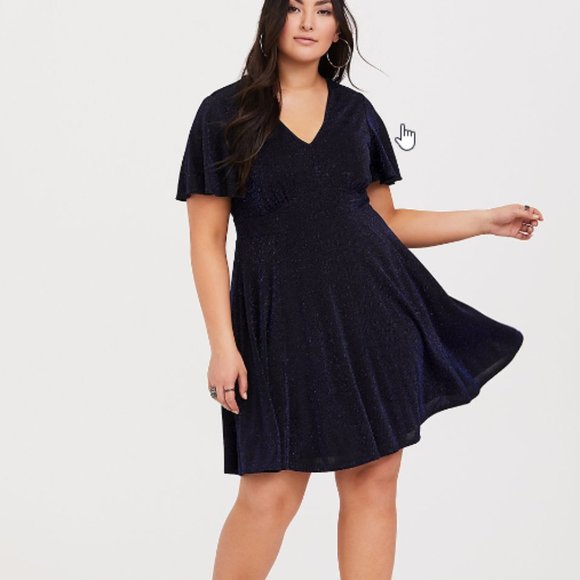 torrid Dresses & Skirts - MINI SHIMMER SKATER DRESS